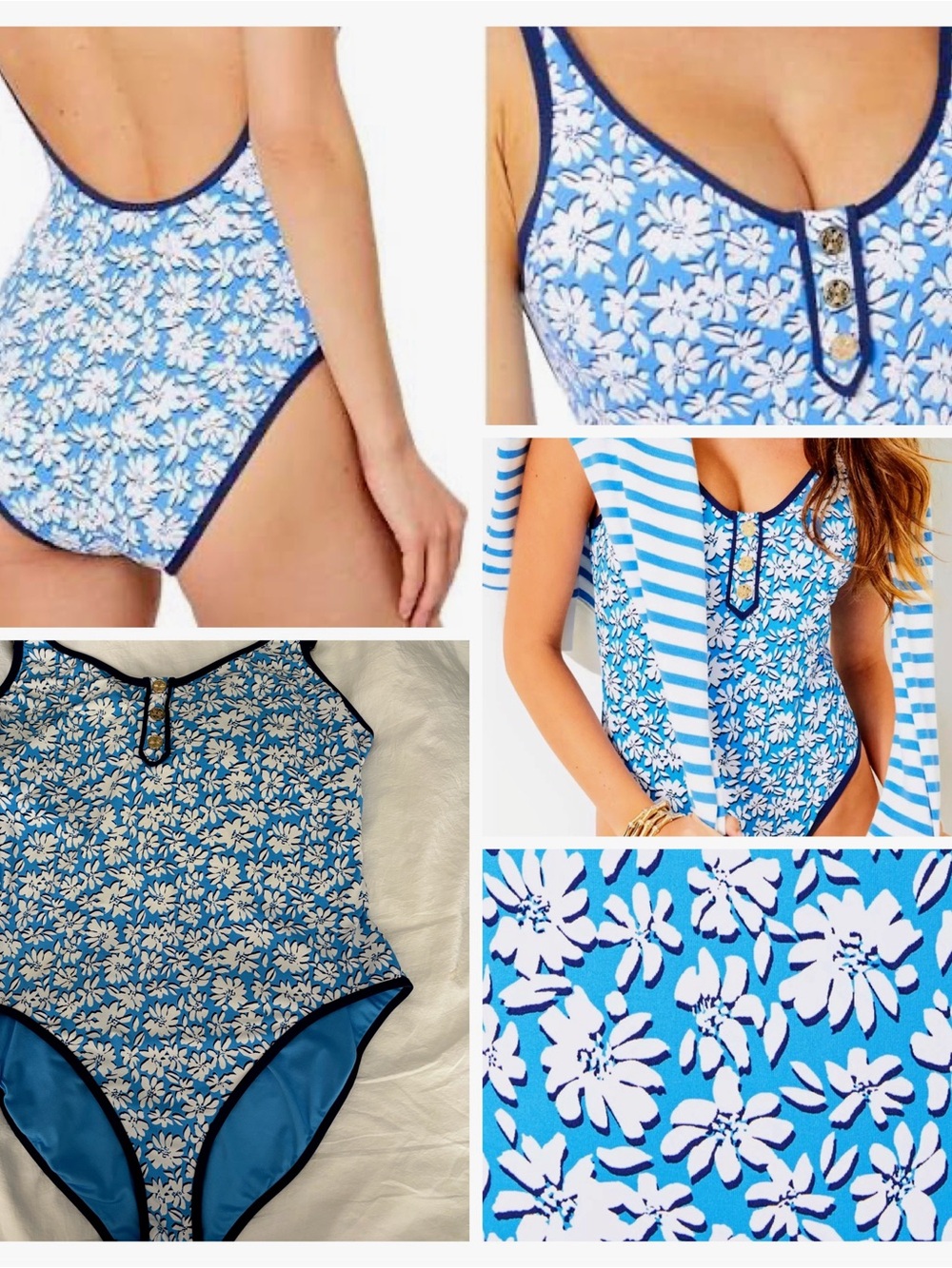 Lilly Pulitzer Baela One-Piece Swimsuit - GUC size 16